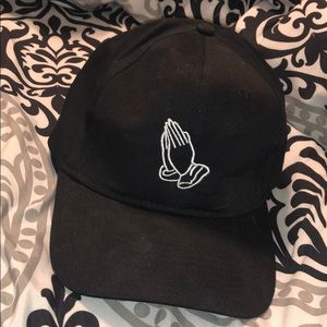 Praying hands dad hat